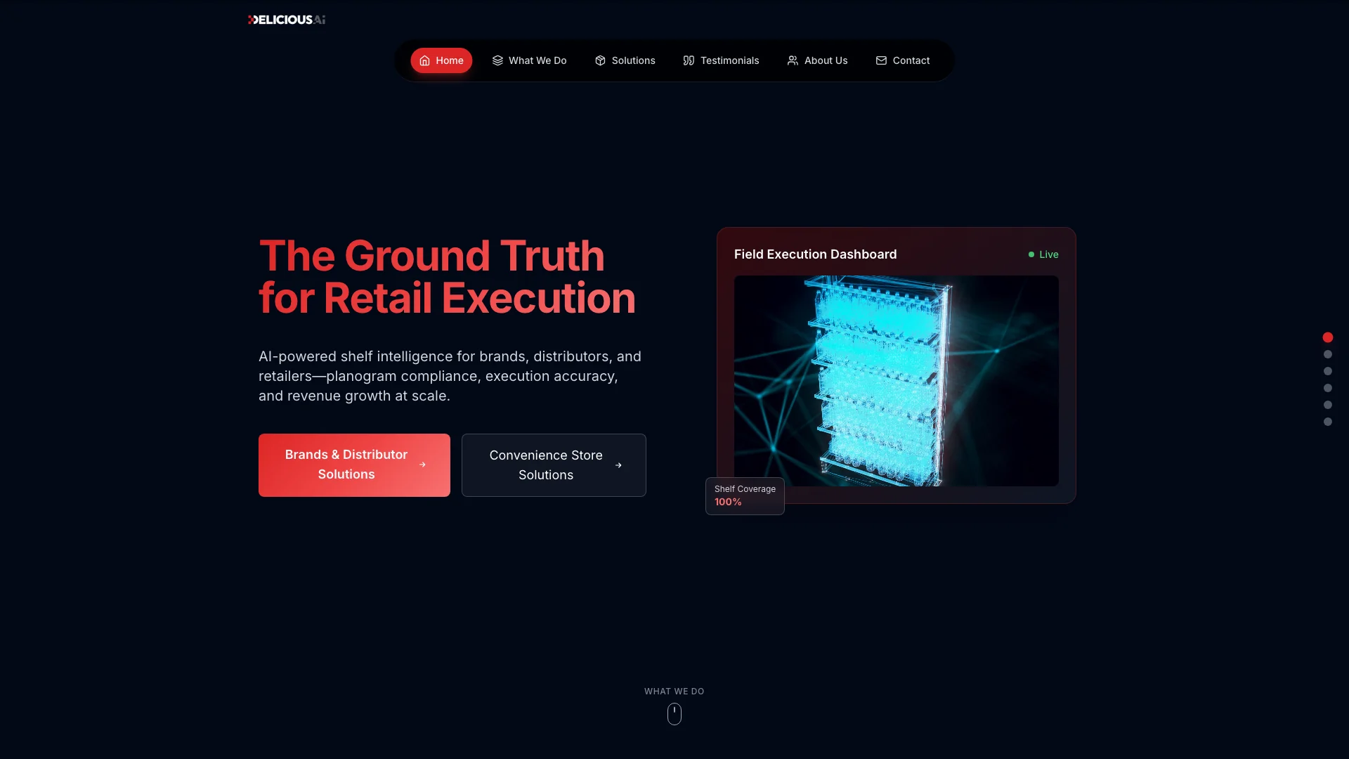 Delicious AI Website