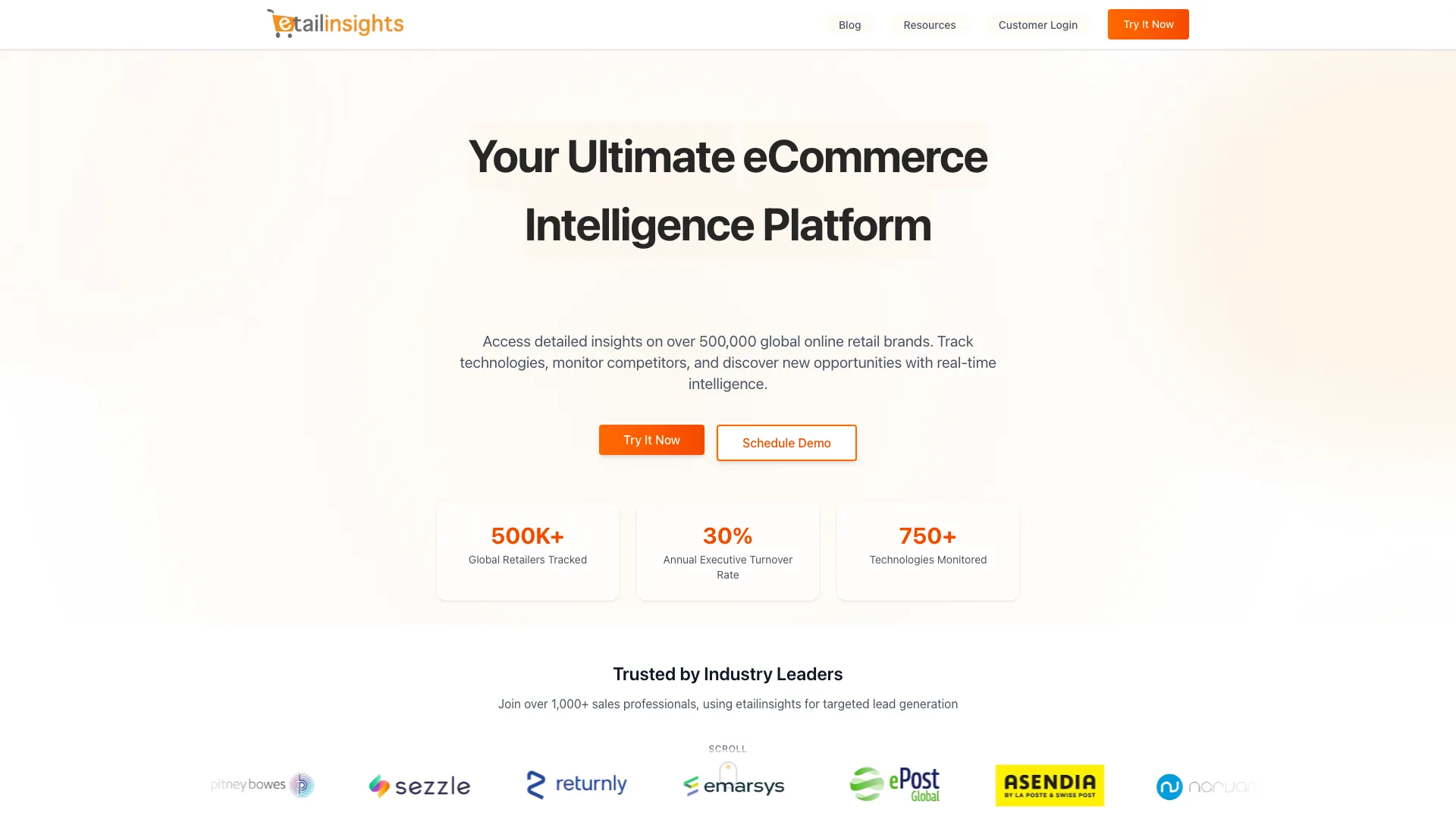 etailinsights Website
